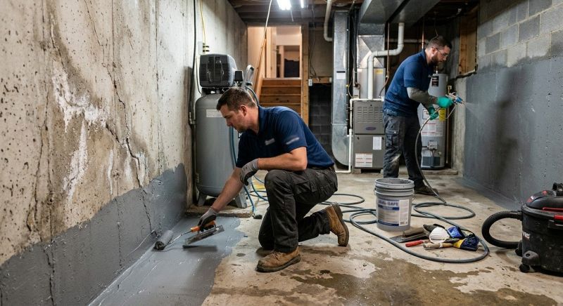 Wet Basement Solutions in Columbus, OH